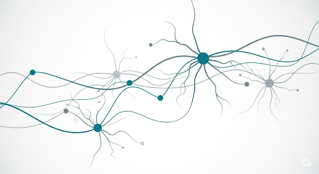 Neural network visualization representing cross-platform connectivity